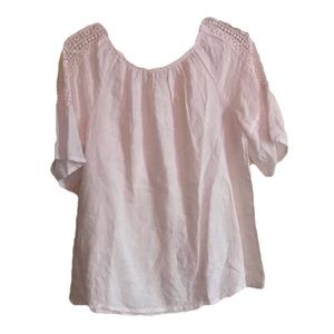 Terzo Millennio - S - Blouse - Light Pink but looks kinda white -
